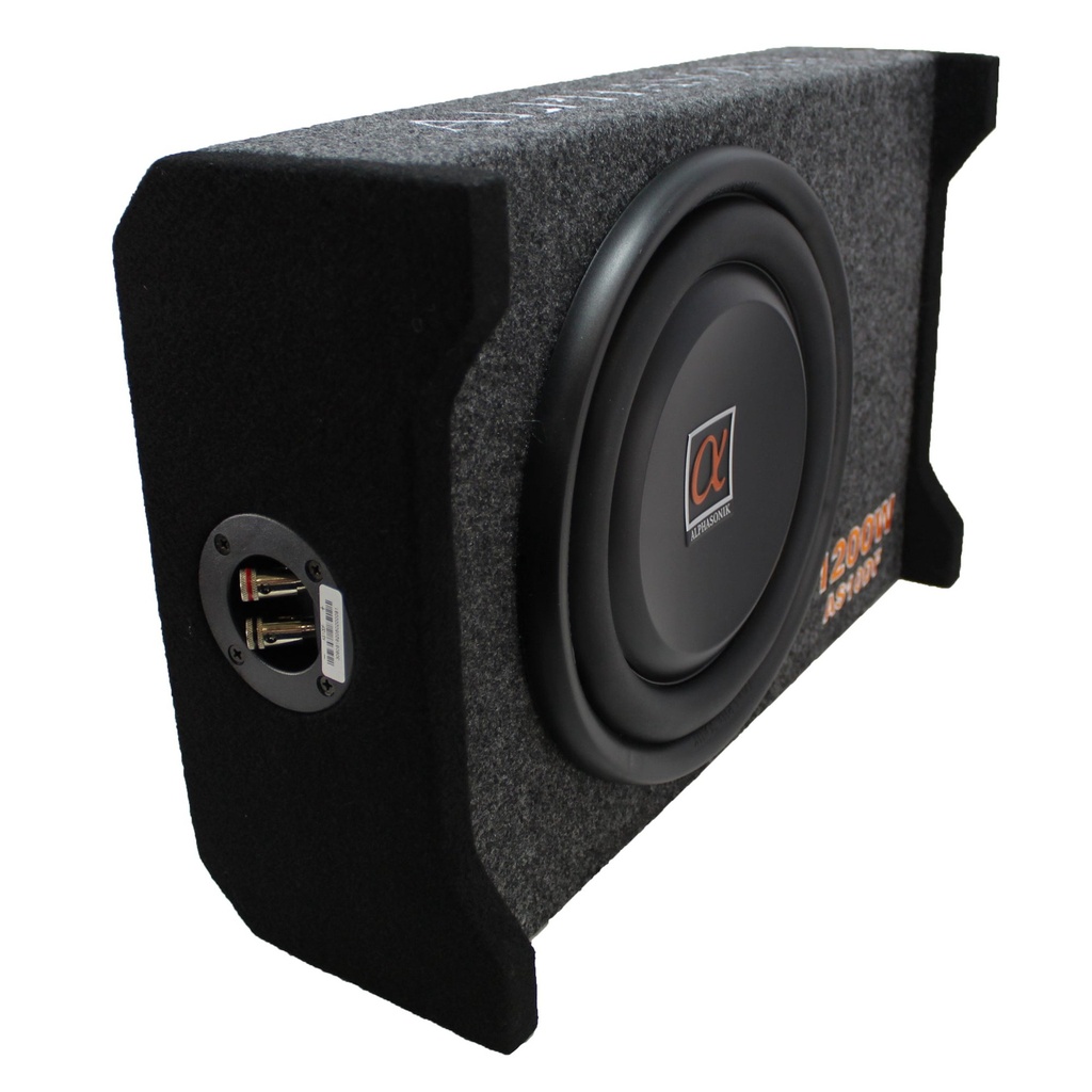 Subwoofer 10"  CAJA PORTEADA ALPHASONIK