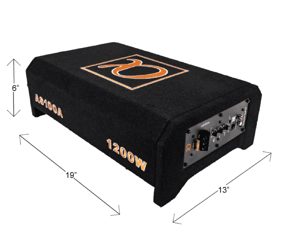 Caja de Subwoofer amplificada 10"