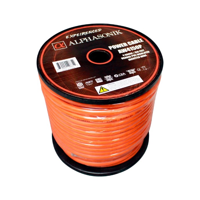 Cable 4 150 FT Anaranjado