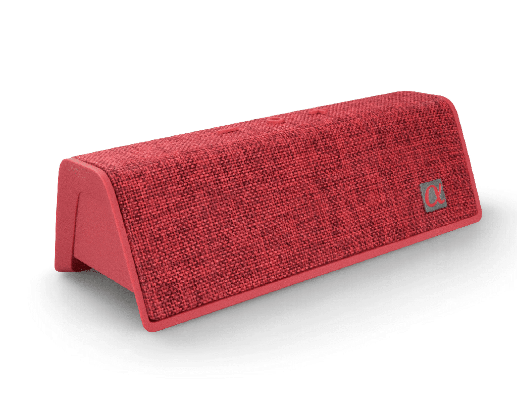 BOCINA PORTATIL BLUETOOTH SERIE VIVID ROJO