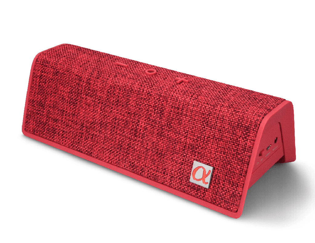 BOCINA PORTATIL BLUETOOTH SERIE VIVID ROJO