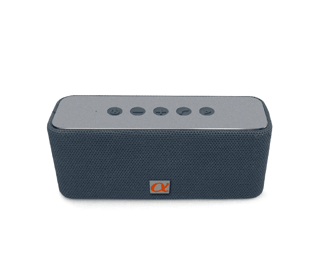 BOCINA PORTATIL BLUETOOTH SERIE MIGHTY GRIS