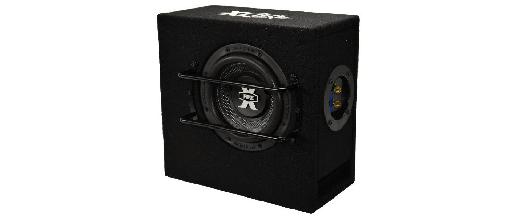 CAJA CON SUBWOOFER 8" XFIRE AUDIO