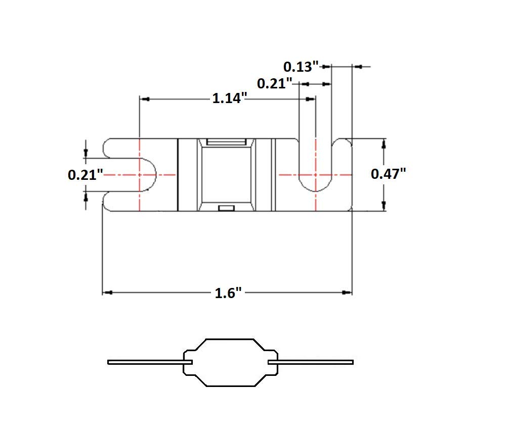 FUSIBLE MINI ANL 100 AMPERIOS