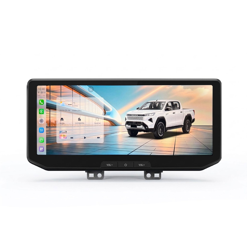 PANTALLA 12.3" HILUX TRAVO 2027 TS10 8+128G/ OPCIÓN CAMARAS 360