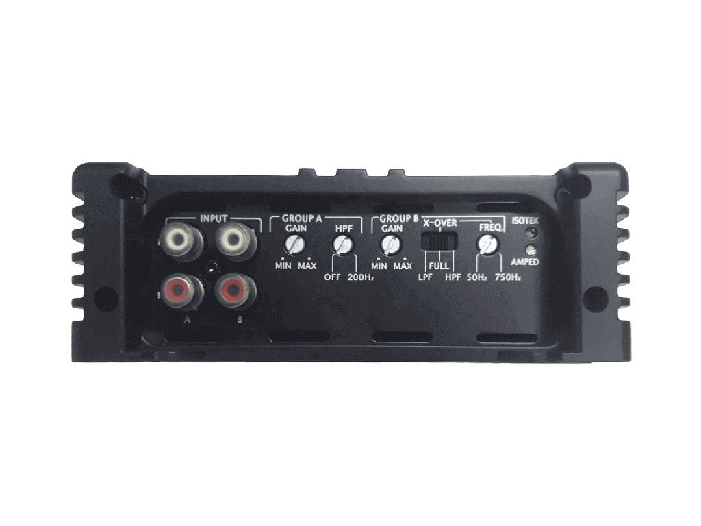 AMPLIFICADOR 4 CANALES / ALTA EFICIENCIA CLASE AB