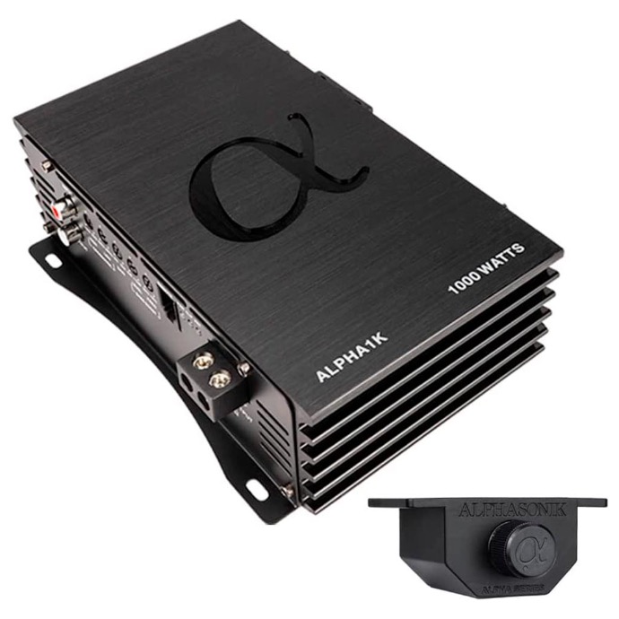 AMPLIFICADOR ALPHASONIK / 1,000 Watts RMS 1 OHMS / ALPHA1K / Full Range / MONOBLOCK