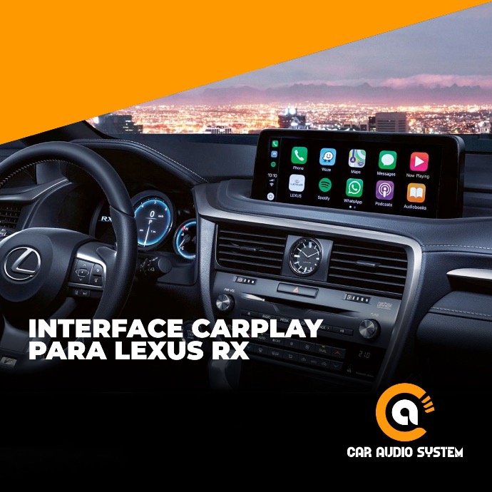 INTERFACE CARPLAY PARA RX LEXUS