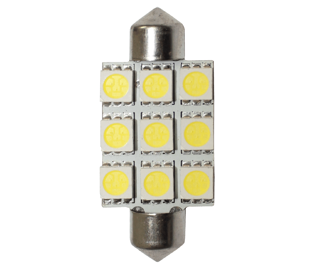 LUZ LED / FEESTON 41MM / 9 LED 5050