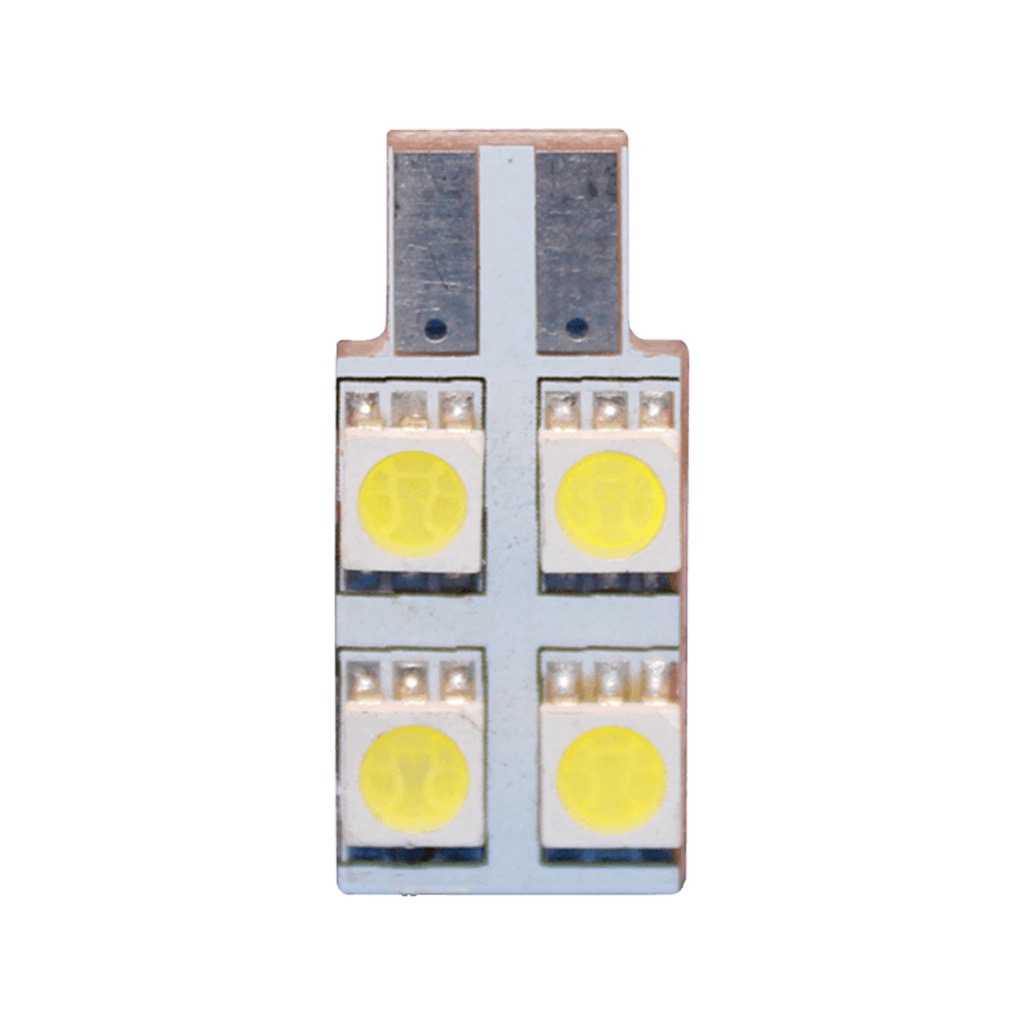 LUZ LED T10-4SMD5050 PLANA UNIDAD