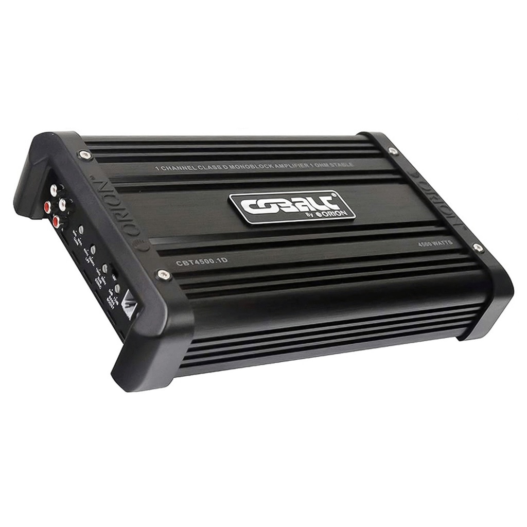 ORION COBALT CBT-4500.1D, CLASE D AMP 4500 WATTS, potencia maxima de musica 1 OHM