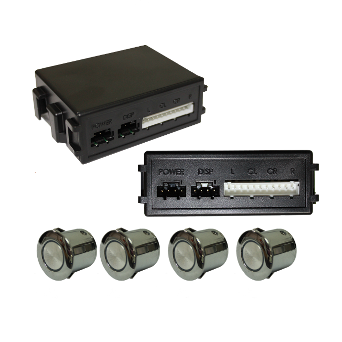 SENSORES CROMADOS PARA BUMPER DE METAL