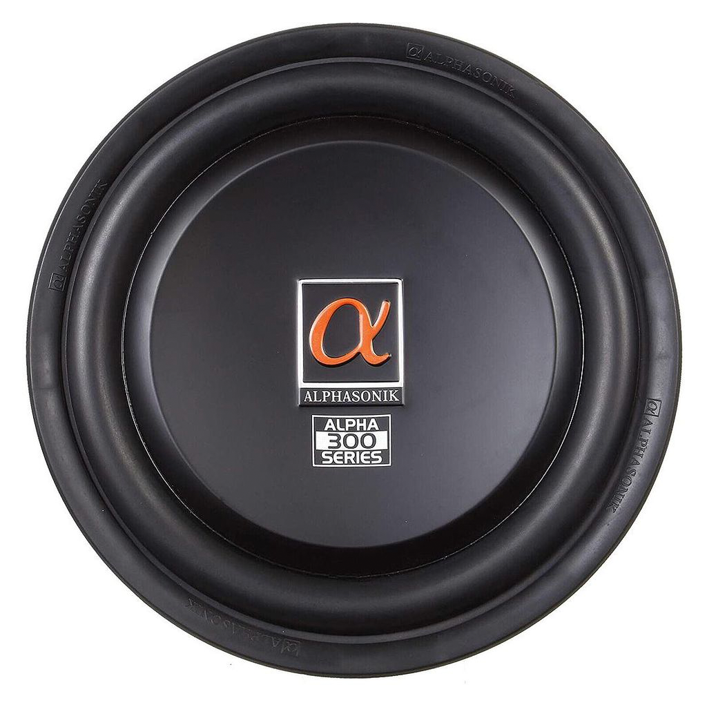 SUBWOOFER 10"  Alphasonik 400 Watts RMS / 1 bobina 4ohms TREIS Slim Series