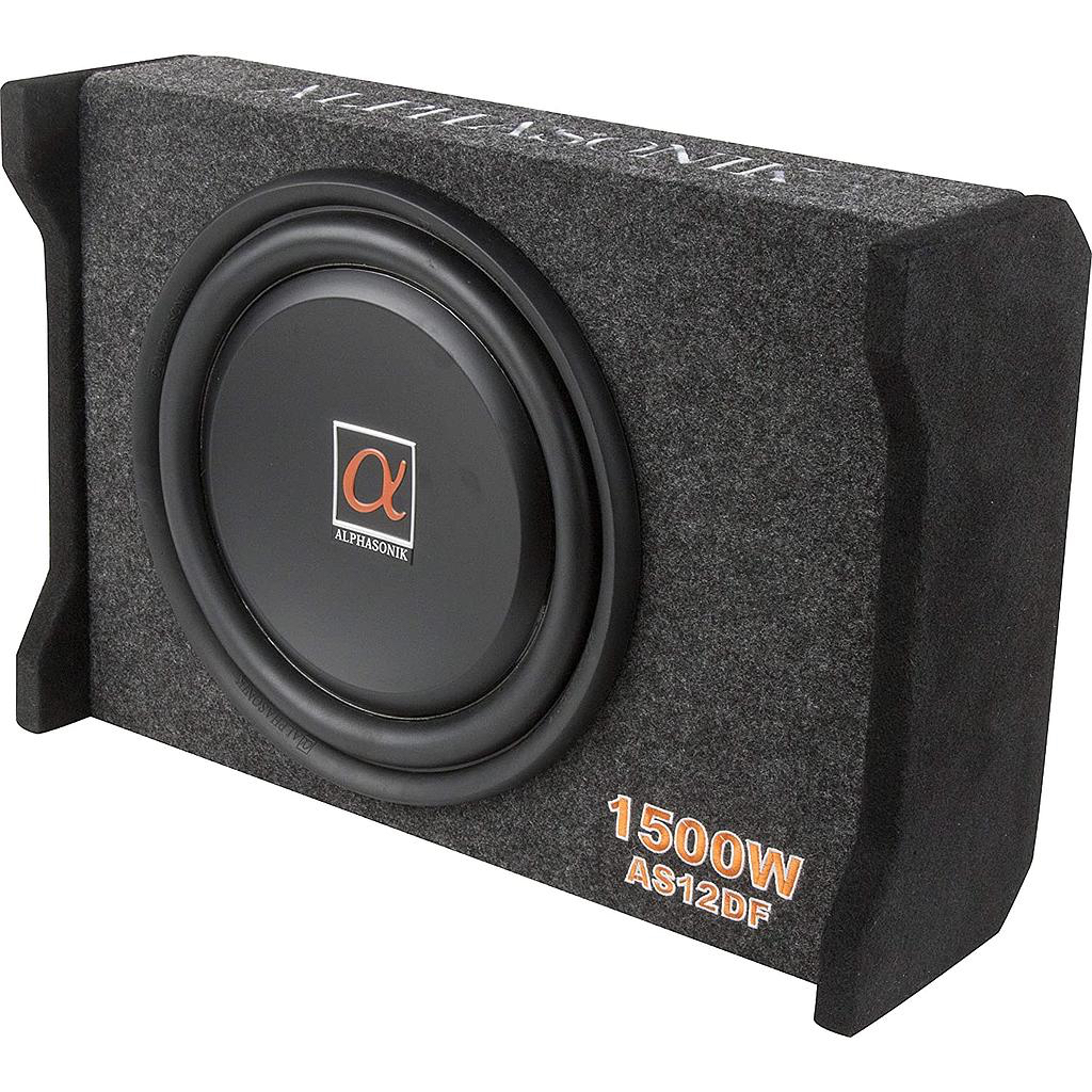 Subwoofer 12" CAJA SELLADA  ALPHASONIK 1500 WATTS MAX SLIM