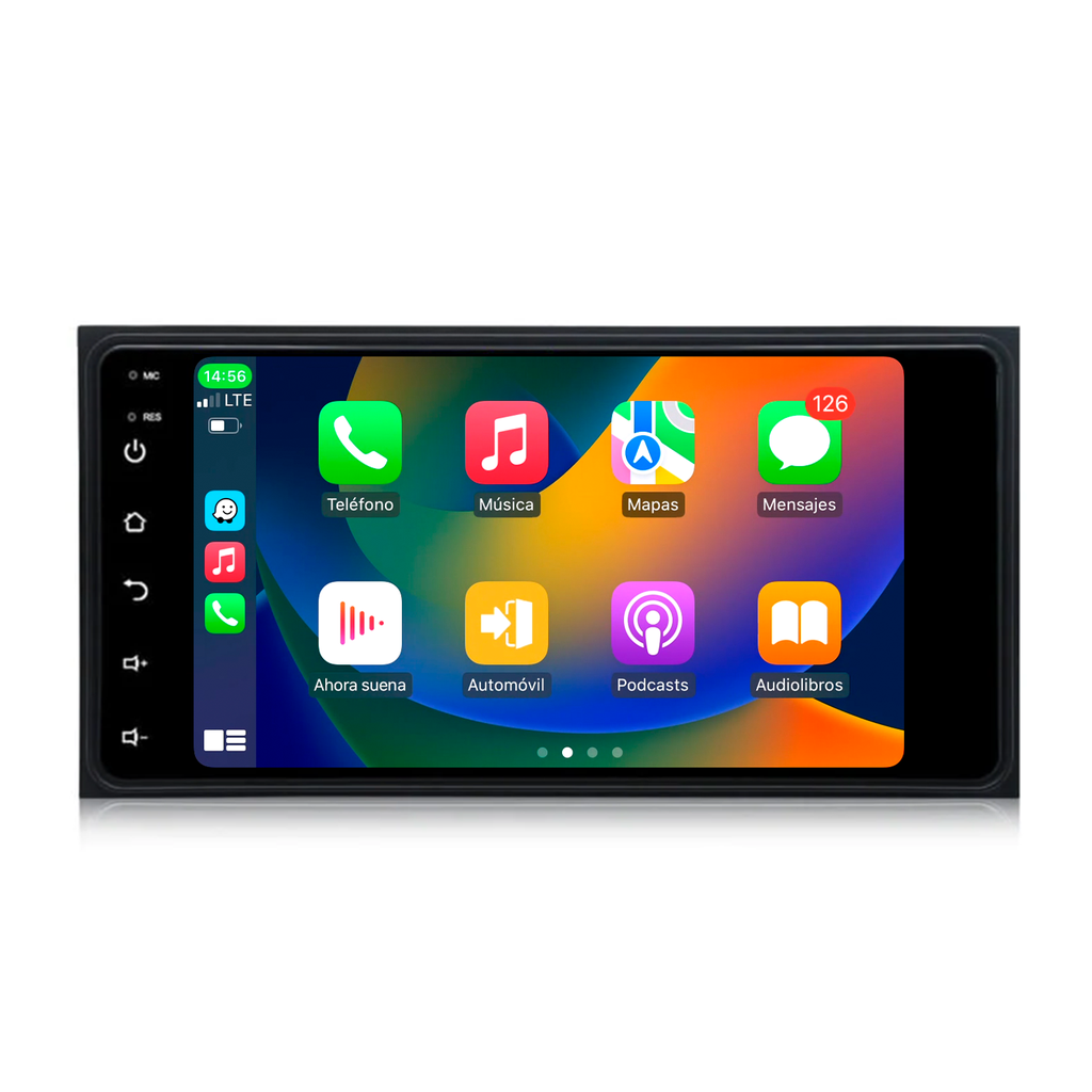 RADIO PARA TOYOTA UNIVERSAL 2+32 CON CARPLAY Y ANDROID AUTO