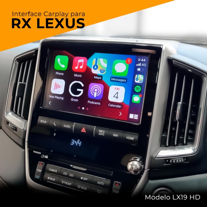 CARPLAY PARA TOYOTA LAND CRUISER LC300 (2022-2023) / LEXUS ES,IS,GS,CT,NX,RX,LX,RC (2014-2021)