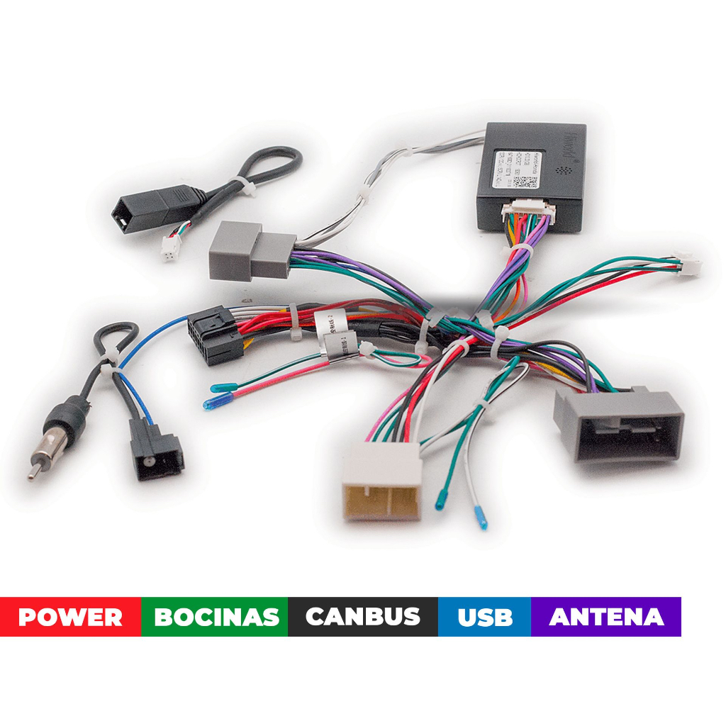 Arnes para radio Honda 2012-15 power+speakers+antenna+usb+canbus HDF3.20