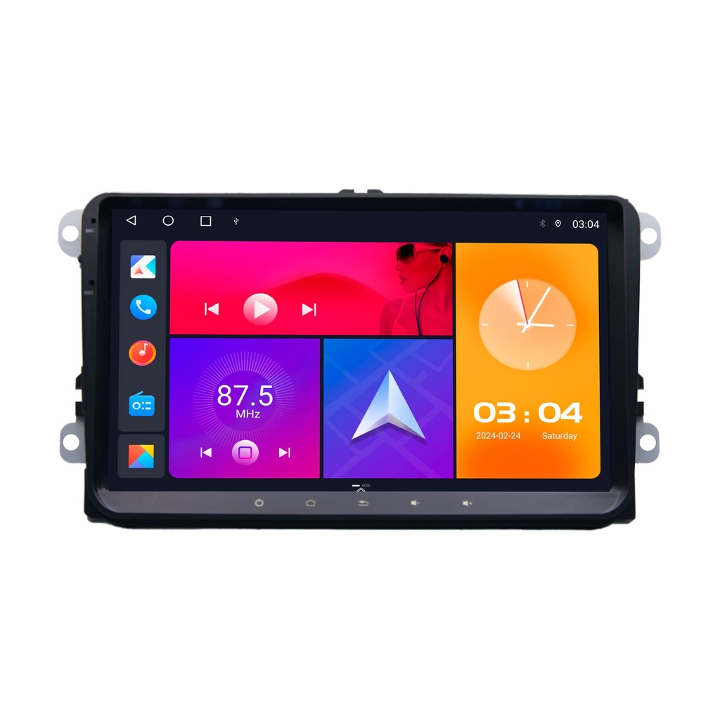 RADIO 9" / 8GB RAM / 128GB ALMACENDAMIENTO / ANDROID  PARA VW UNIVERSAL / 360