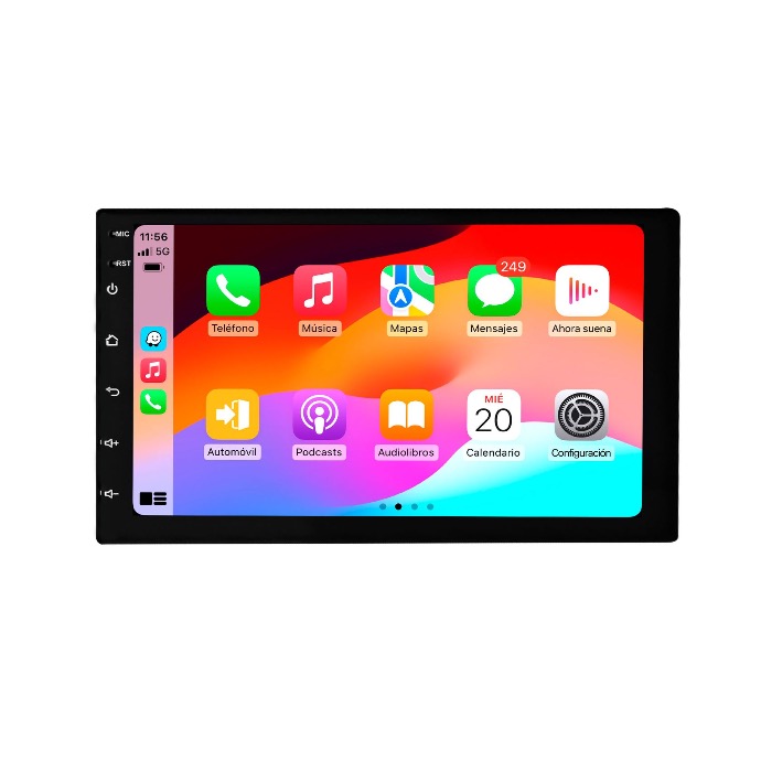 RADIO / CARPLAY ANDROID AUTO INALAMBRICO / 7" 4GB RAM+64GB ALMACENAMIENTO