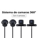 KIT DE CAMARA 360° 3D FULL HD 720P RADIO OEM UNIVERSAL