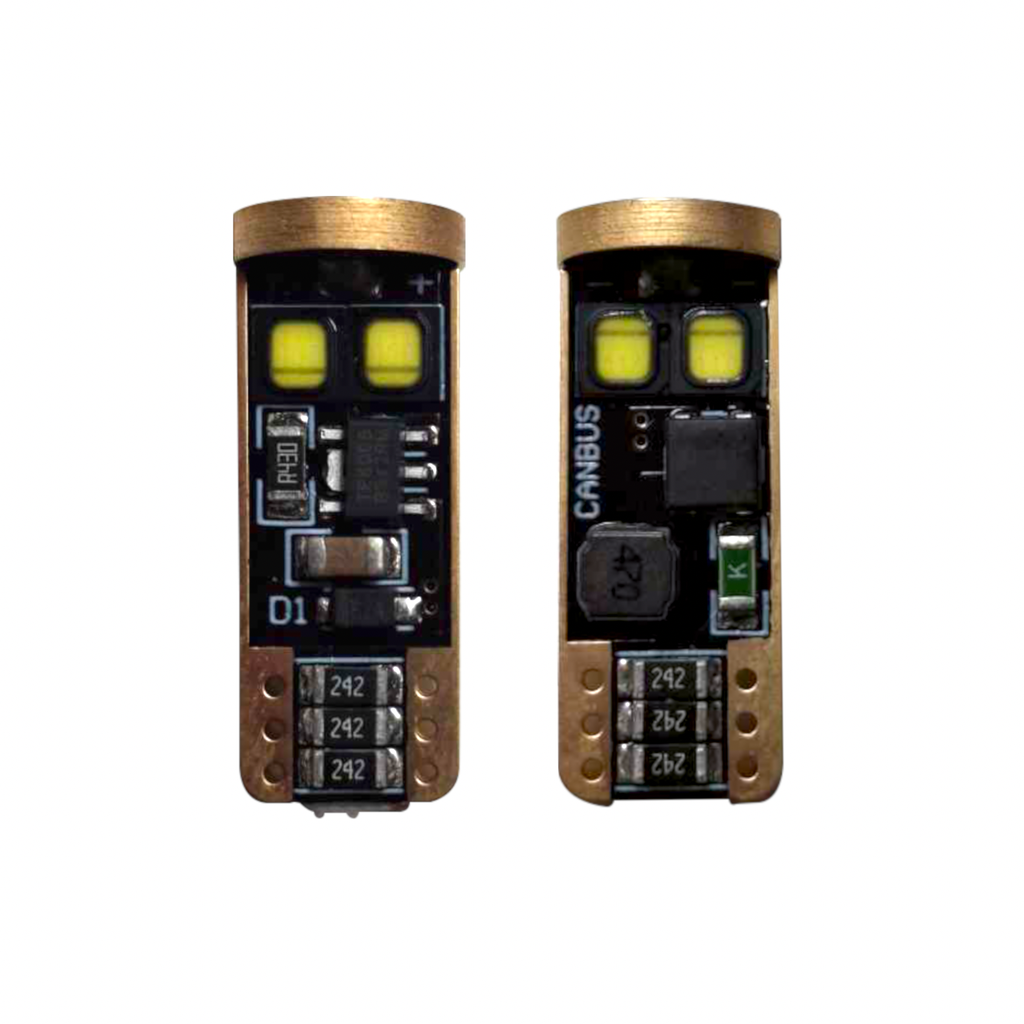 LED BLANCA/SOCKET T10 5SMD OSRAM / PAR / 3 WATTS