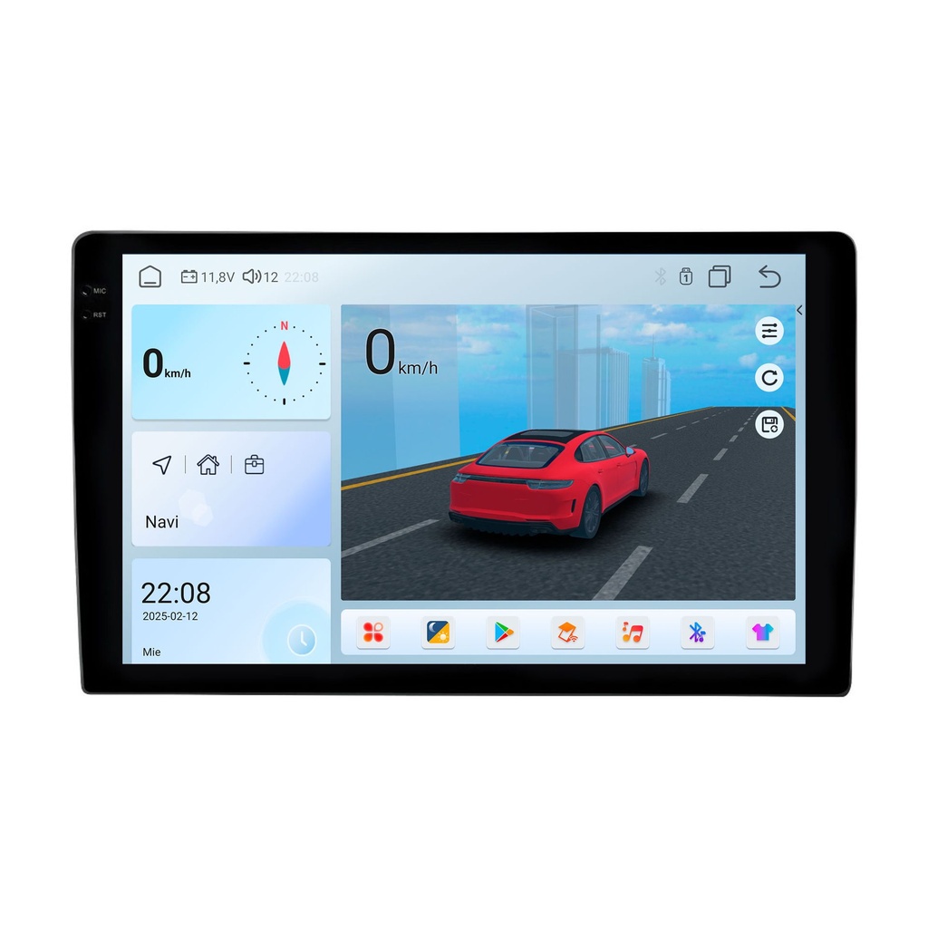 PANTALLA ANDROID 9" QUALCOMM 4GB RAM 64GB MEMORIA INTERNA/ SIM 4G OPCIÓN PARA CÁMARA 360/ RESOLUCIÓN PANTALLA 2K
