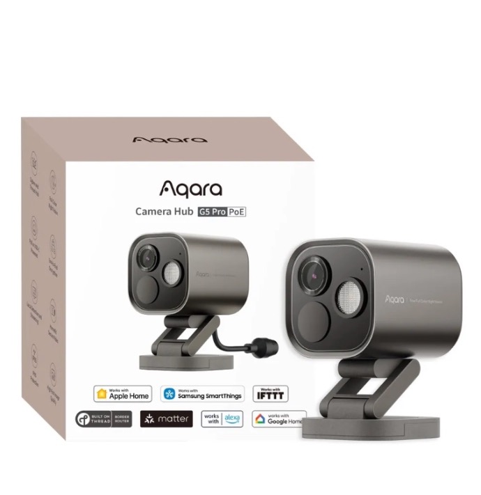 CAMARA HUB INTELIGENTE G5 PRO PoE GRIS AQARA