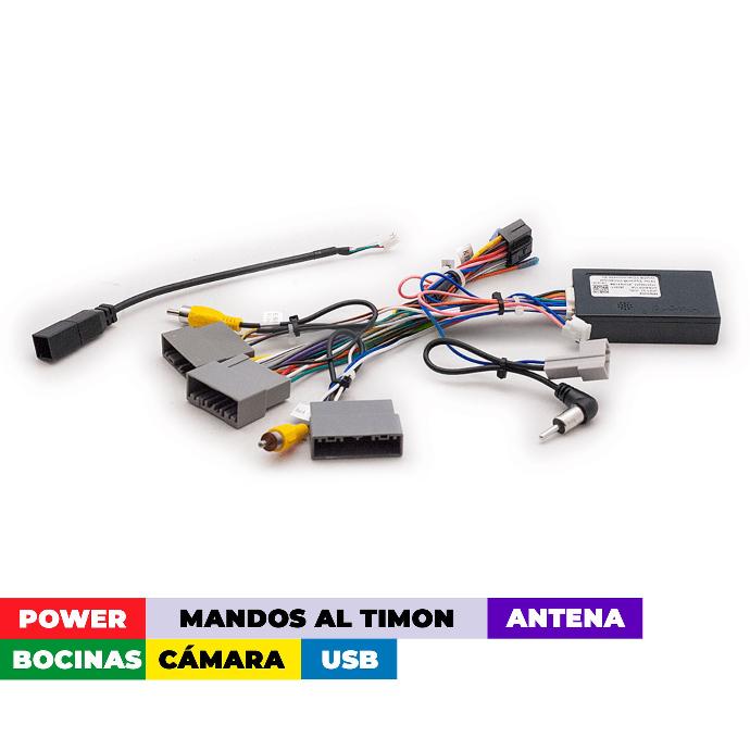 Arnes para Honda Fit 2014+; HR-V, Vezel 2014-2019+ City 2015+ Gienia 2017+ Envix 2019+ Crider 2020+ Power+ speakers+ antena+ wheel+ camara+ usb+ canbus