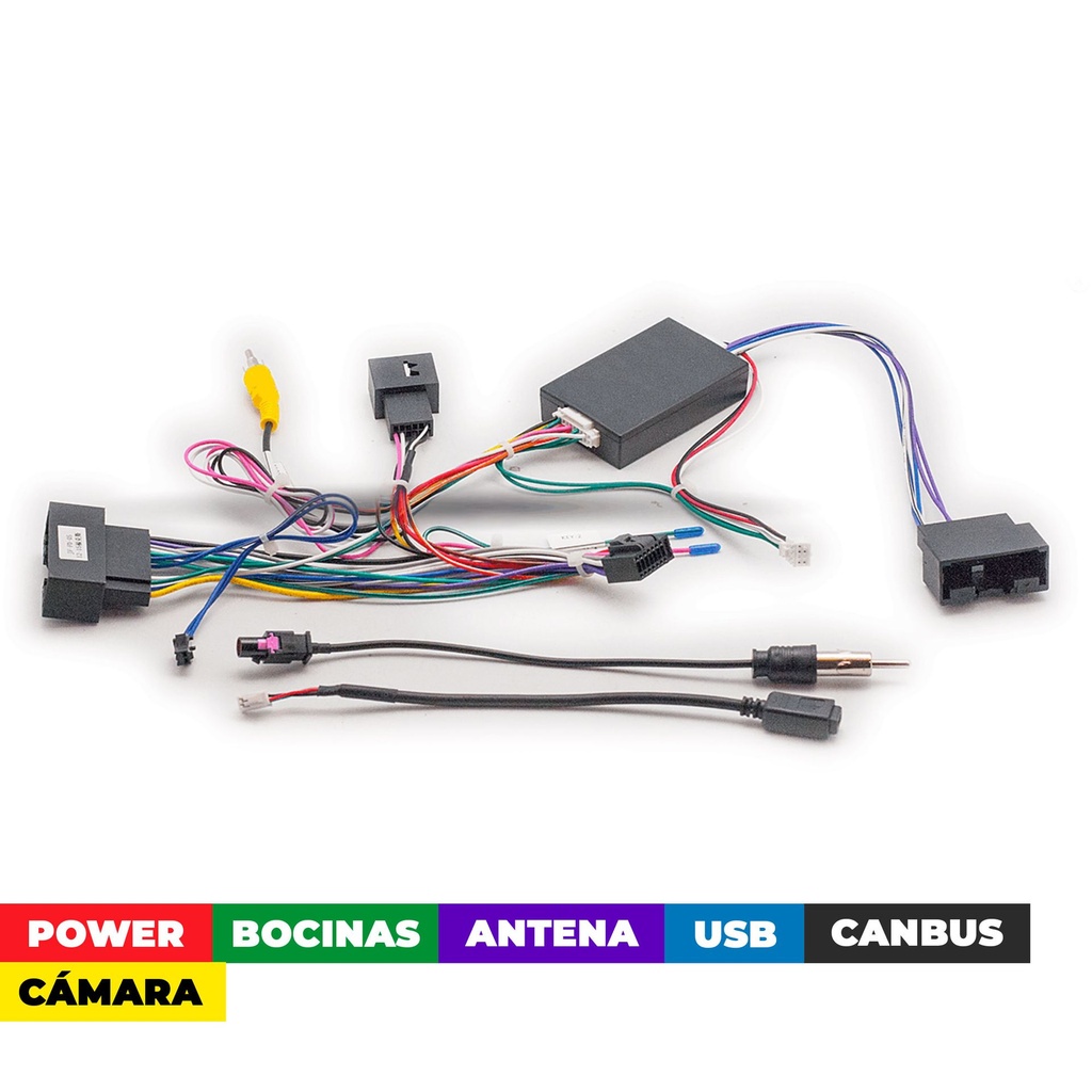 ARNES PARA RADIO FORD 2012+ POWER+ SPEAKERS+ ANTENA+ CAMARA+ USB+ CANBUS
