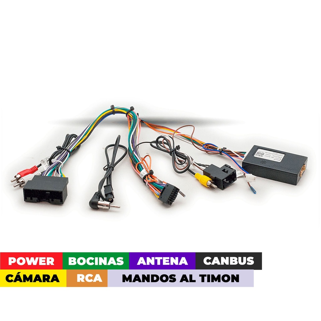 ARNES PARA MAZDA BT-50 2012-2015/ POWER+ SPEAKERS+ ANTENA+ WHEEL+ CAMARA+ RCA+ CANBUS