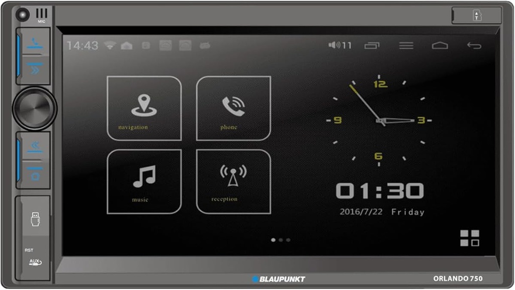 PANTALLA 6.9"  APPLE CARPLAY INALAMBRICO, ANDROID AUTO, BT, REPRODUCCIÓN USB