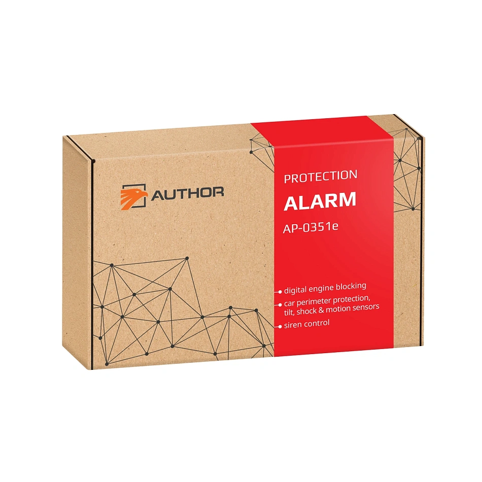ALARMA AUTHOR ALARM KIT AR20+2KEYFOB 