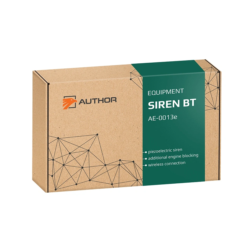 SIRENA DE ALARMA AUTHOR BT