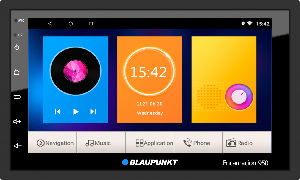  RADIO 7" Display, Multimedia, Android 9, GPS, WiFi, BT, 2x USB, AM/FM,  ENCARNACION 950
