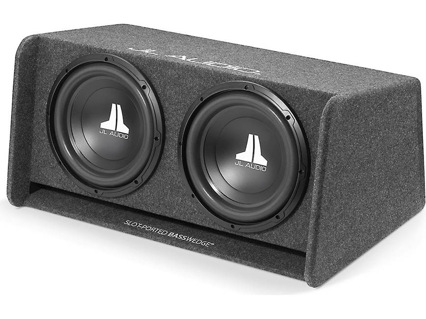 (CP212-W0v3) SUBWOOFER DOBLE CON CAJA 12" JL AUDIO  W0v3  2 ohmios  
