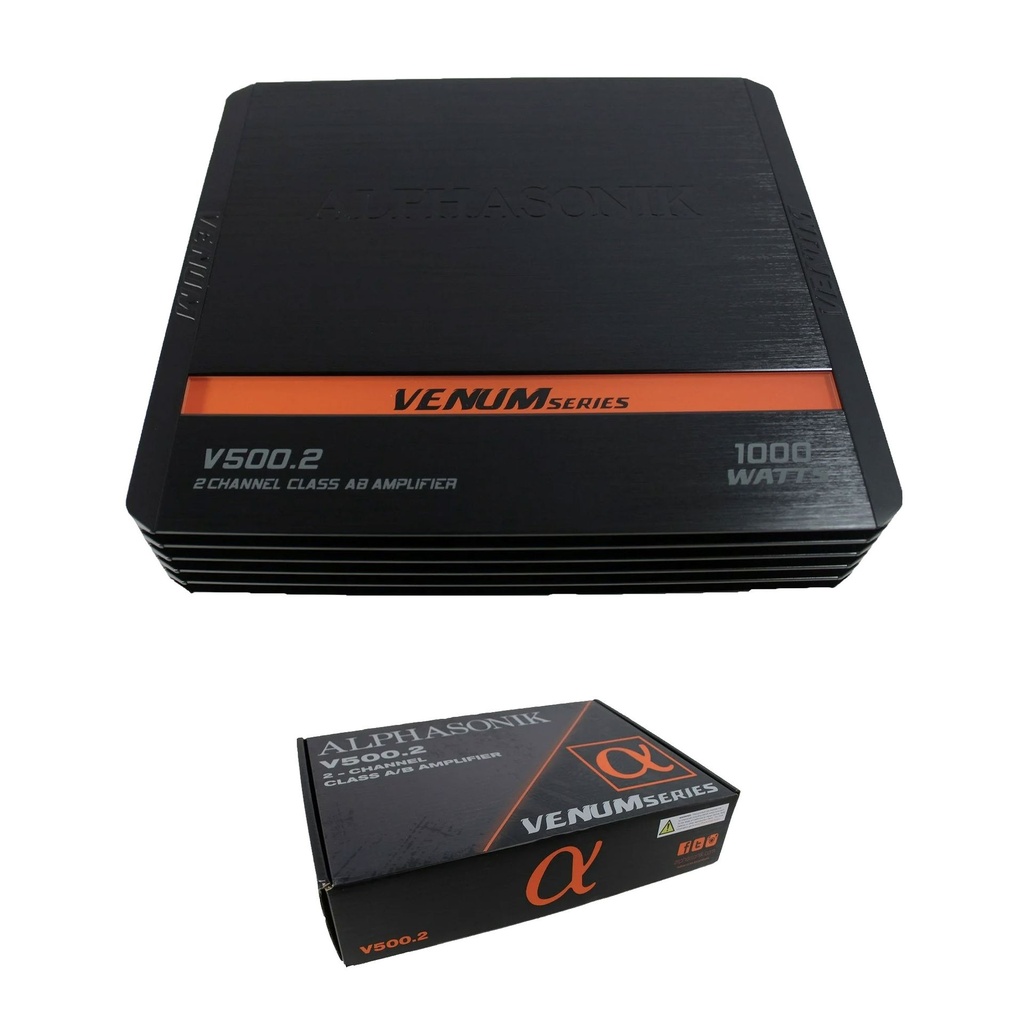 AMPLIFICADOR 2 CANALES 500 WATTS RMS 4 VÍAS 