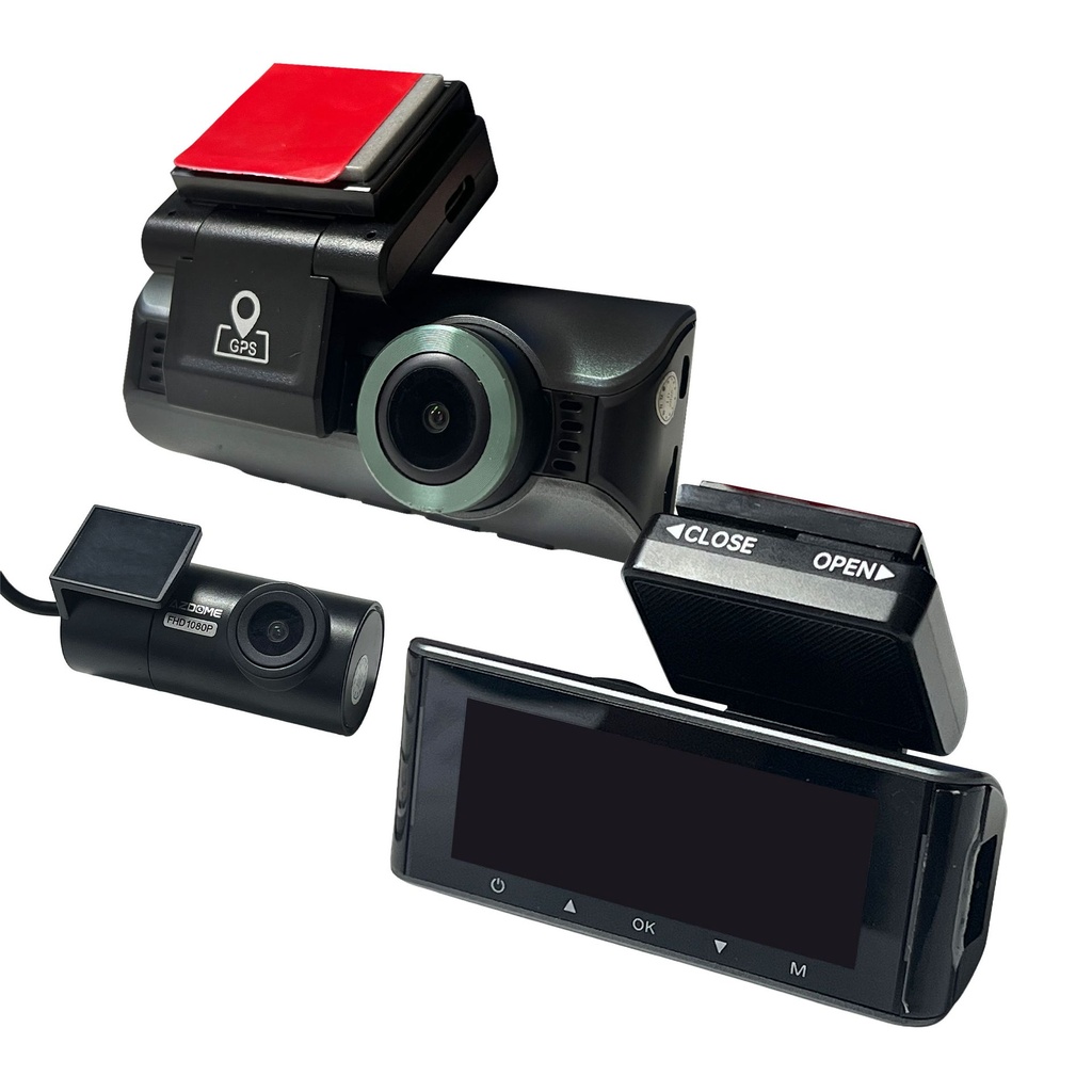 DASHCAM DVR 3.2" WIFI, GPS RESOLUCIÓN 4K+2K+2K, VISIÓN NOCTURNA 