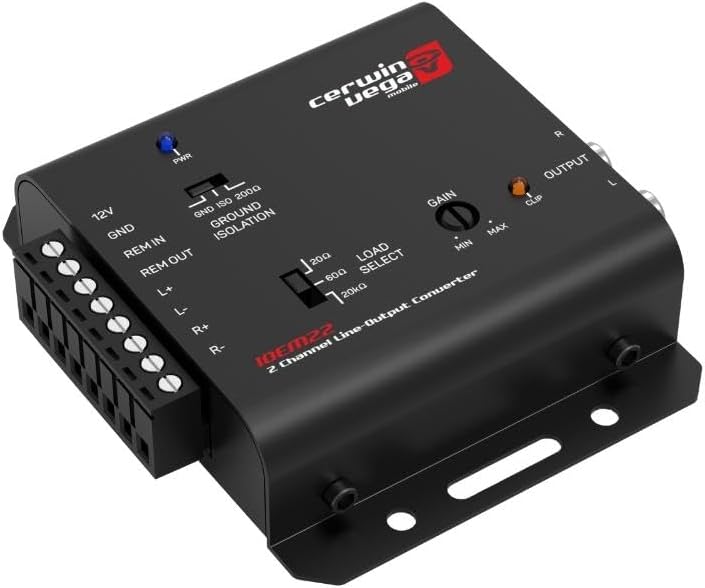 CONVERTIDOR LEVEL AUDIO ALTAS A BAJAS HI/LOW 2 CANALES 