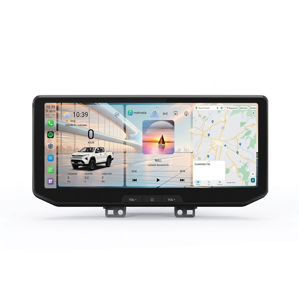 PANTALLA 12.3" HILUX TRAVO 2027 TS10 8+128G/ OPCIÓN CAMARAS 360