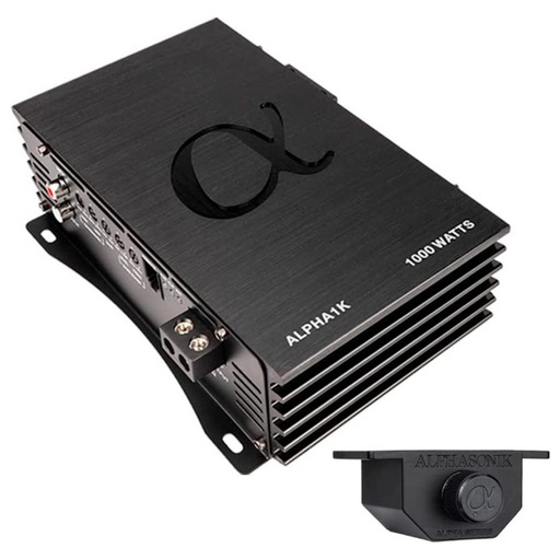 [ALPHA1K] AMPLIFICADOR ALPHASONIK / 1,000 Watts RMS 1 OHMS / ALPHA1K / Full Range / MONOBLOCK