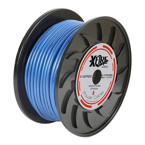 [E-P8150B] CABLE CALIBRE 8 AZUL XFIRE AUDIO (METRO)