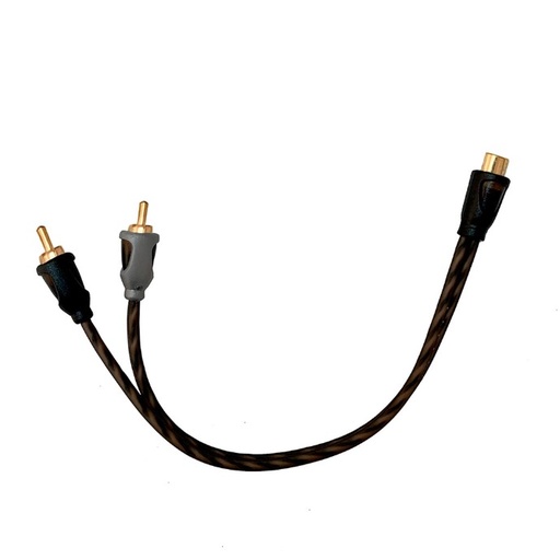 [JR1F2M] RCA CABLE 2 MACHOS 1 HEMBRA (0.12X10X2)X2C