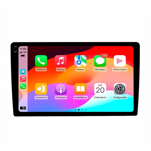 [TS10-10-360] PANTALLA 10" ANDROID  8GB  RAM / 128GB ROM /CHIP 360°/CARPLAY / ANDROID AUTO INALAMBRICO