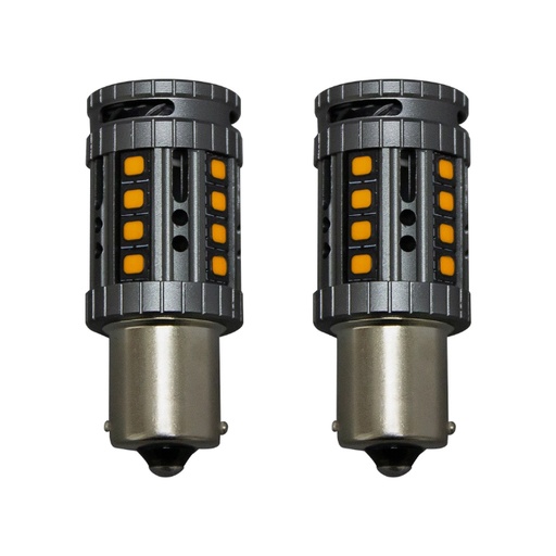 [1156 56W] LUZ LED 1156 56W SUPER CANBUS AMBAR