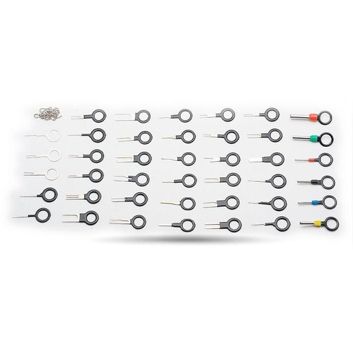 [T-100] Juego de llaves extractoras para retirar terminales y conectores