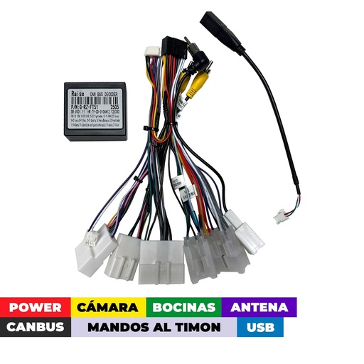 [LHL-216] Arnes para Radio Toyota Yaris 2022 cable y canbus