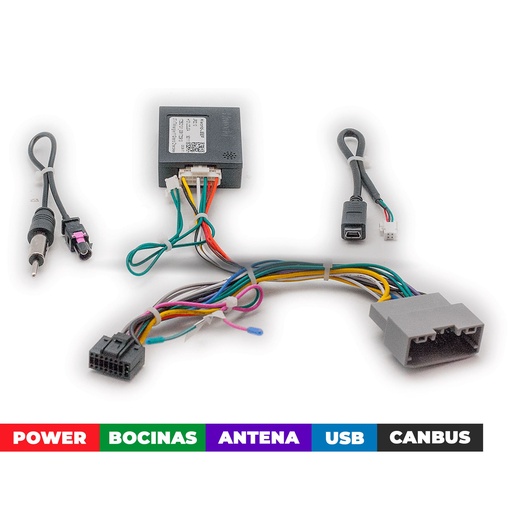 [16-059] ARNES PARA RADIO FORD 2012+/ POWER+ SPEAKERS+ ANTENA+ CAMARA+ USB+ CANBUS