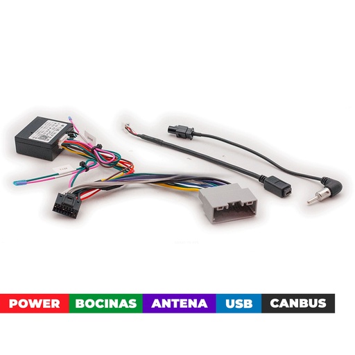 [16-075] ARNES PARA RADIO JEEP GRAND CHEROKEE 2011-13; WRANGLER 2007-17/ POWER+ SPEAKERS+ ANTENA+ CANBUS
