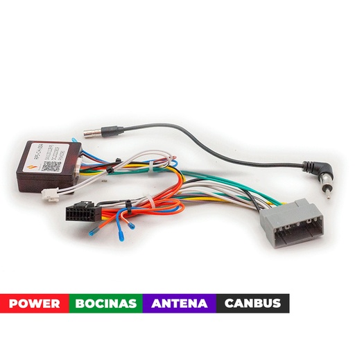 [16-087] ARNES PARA RADIO JEEP GRAND CHEROKEE 2011-13; WRANGLER 2007-17/ POWER+ SPEAKERS+ ANTENA+ CANBUS