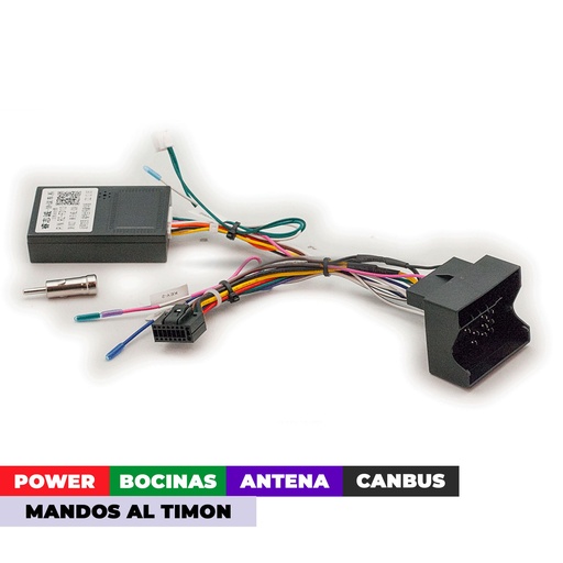 [16-152] ARNES PARA RADIO FORD FOCUS 2005-2011; S-MAX, GALAXY 2006-2015; MONDEO 2007-2014/ POWER+ SPEAKERS+ ANTENA+ WHEEL+ CANBUS